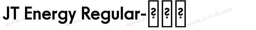 JT Energy Regular字体转换